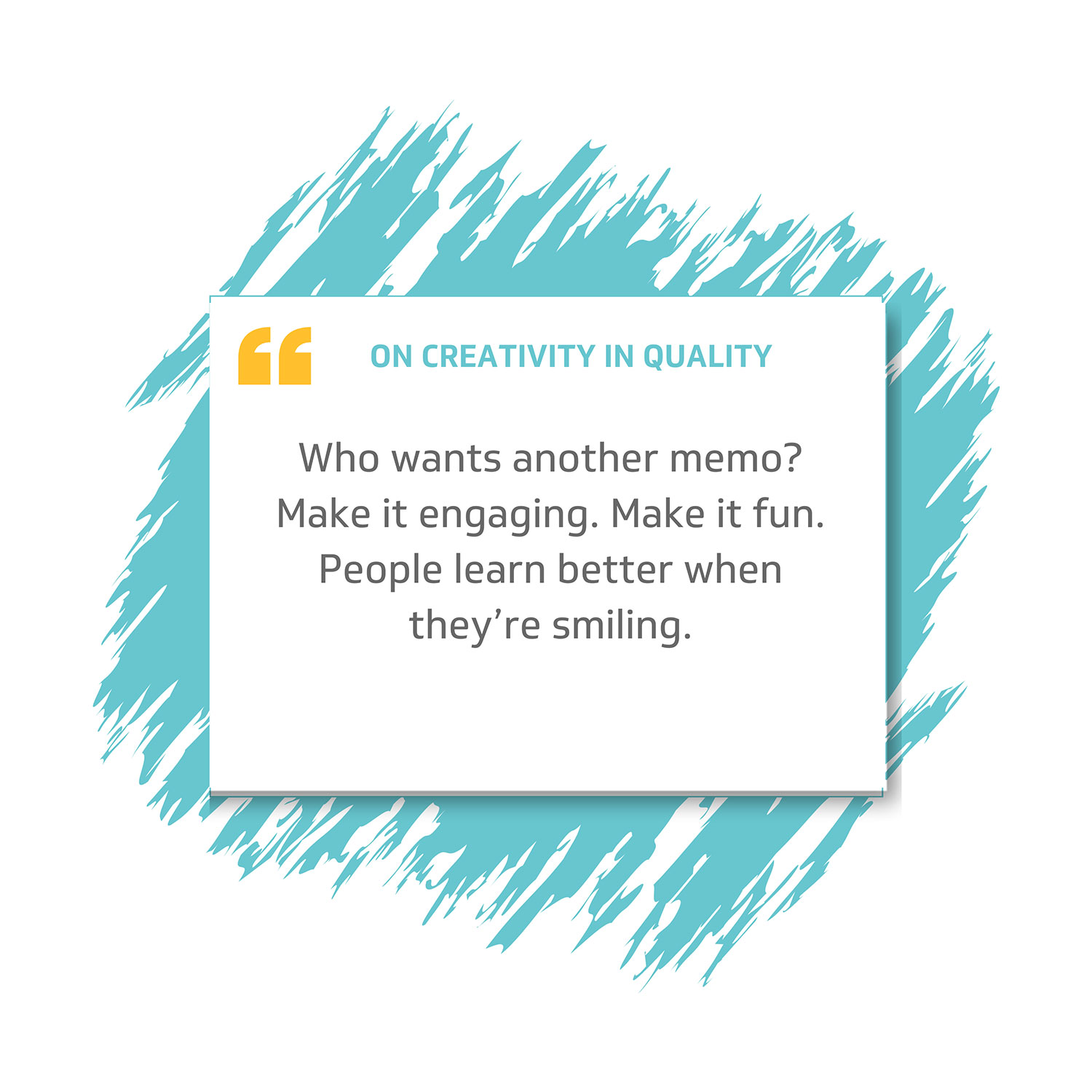 On creativity in quality