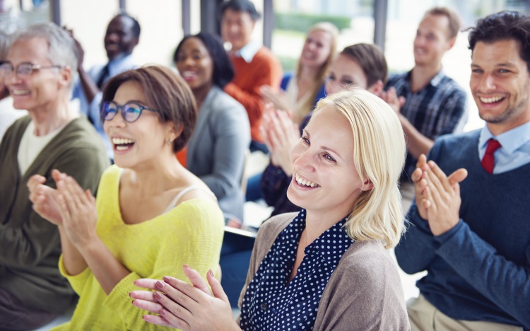 Applauding audience