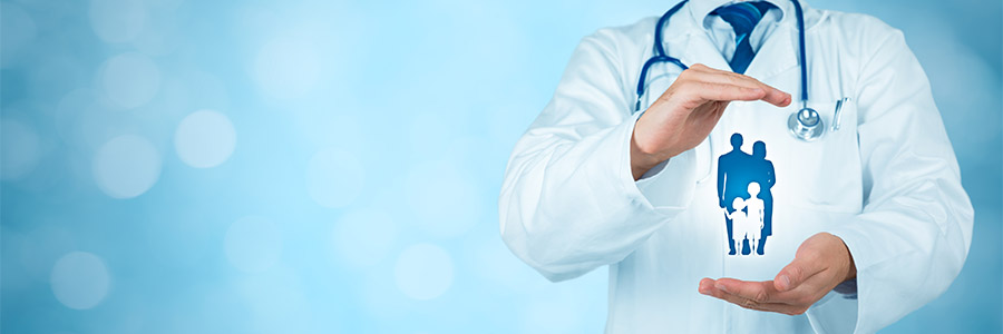 Doctor with a stethoscope 