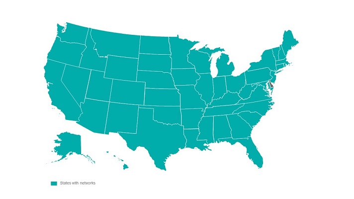 Pharmacy Networks map