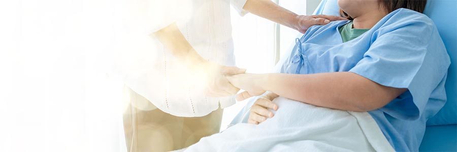 Patient in hospital
