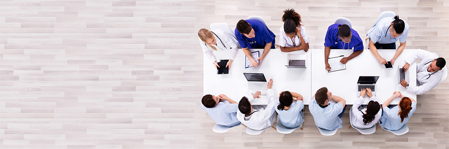 Doctors around a table